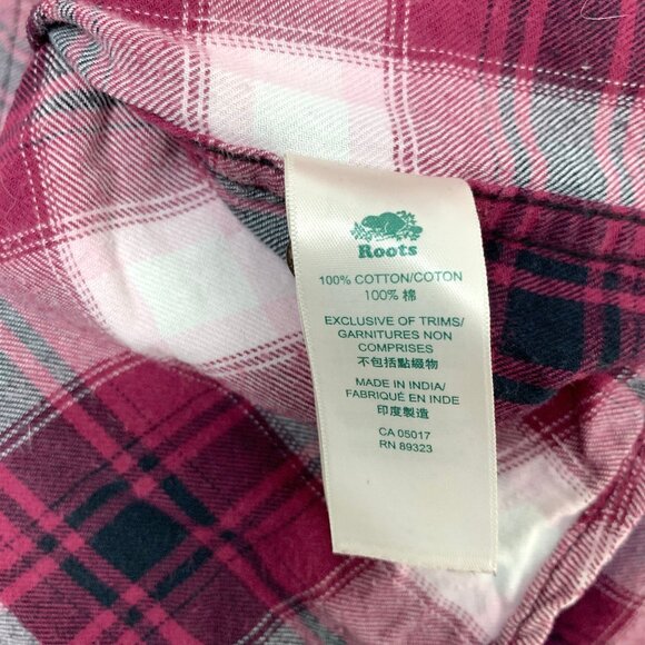 Roots Flannel Plaid Shirt - Picture 5 of 5